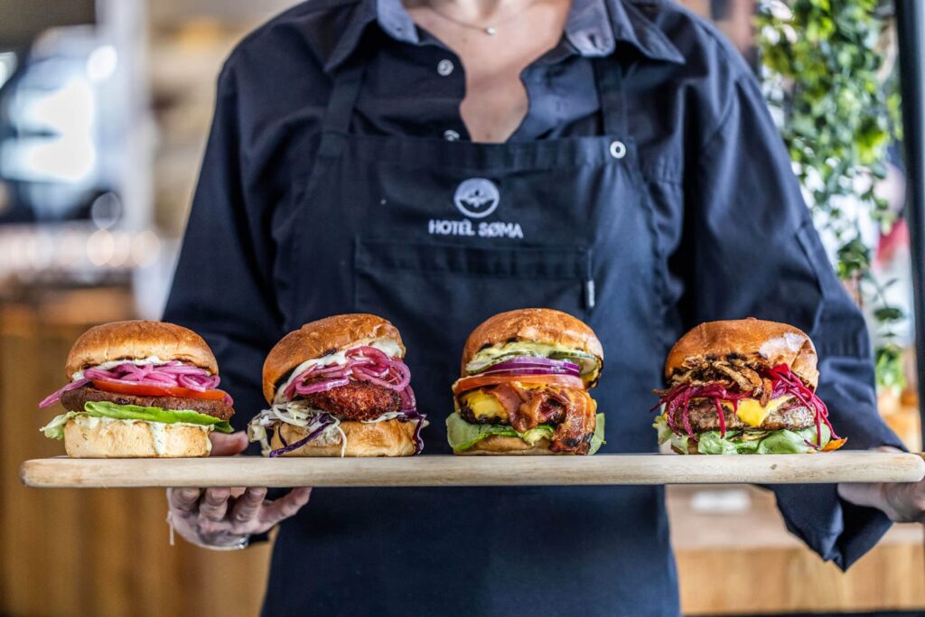 Hotel Soma restaurant waitress